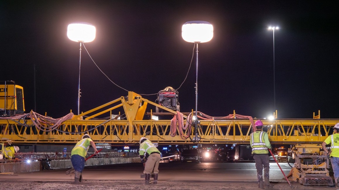 Work Zone Safety – Night Construction Work